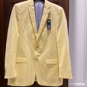 US POLO ASSN MENS NWT YELLOW JACKET 42 L